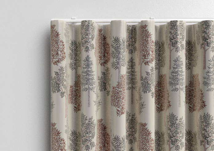 Coppice Faux Silk, Ginger - Made to Measure Curtain - Image 13